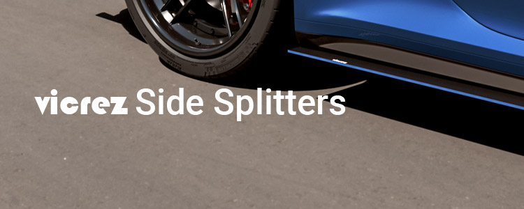 Gloss Black Rear Side Skirt Splitter Lip For Nissan Altima 2019-2022 – 2PCS Polyurethane Custom Fit