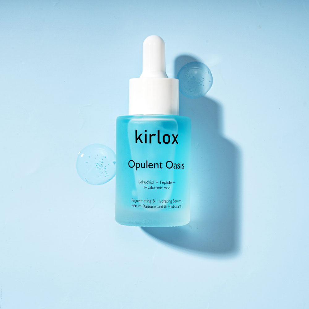 Kirlox Opuent Oasis Bakuchiol + Peptide + Hyaluronic Acid Rejuvenating & Hydrating Serum