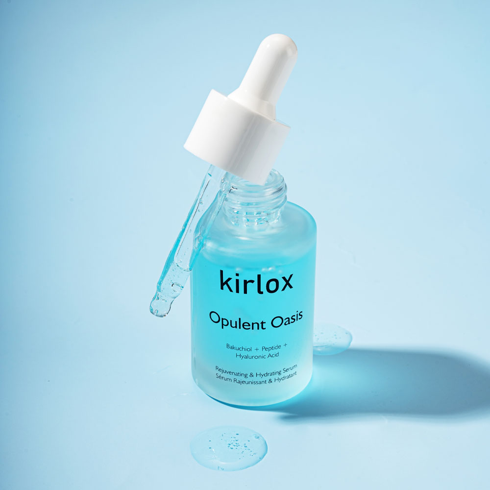 Kirlox Opuent Oasis Bakuchiol + Peptide + Hyaluronic Acid Rejuvenating & Hydrating Serum