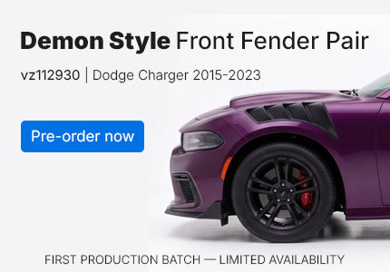 Vicrez Demon Style Front Fender Replacement | Dodge Charger 2015-2023
